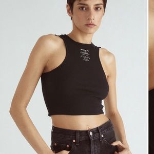 Orseund iris basic crop tank top